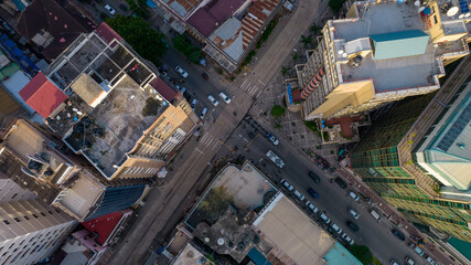 aerial view of Dar es Salaam, Tanzania