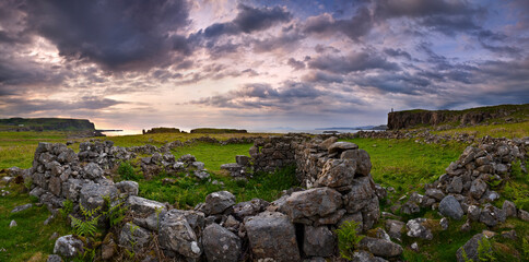 Black stone house, Croig, Isle of Mull