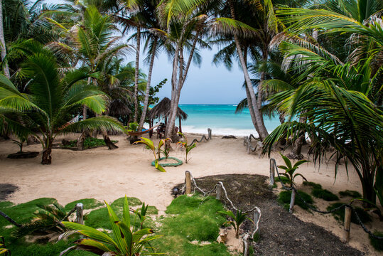 The Little Corn Beach and Bungalow, aka LCBB, sits steps from shore of the Caribbean Sea on Nicaragua's Little Corn Island.