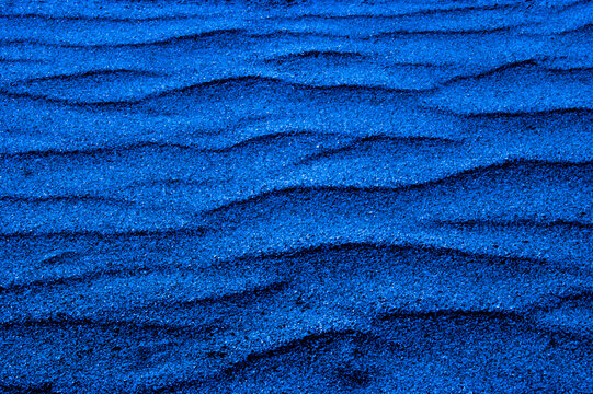 Detail of patterns in the sand, Ixtapa beach, Mexico