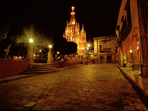 The Parroquia San Miguel de Allende Guanajauto