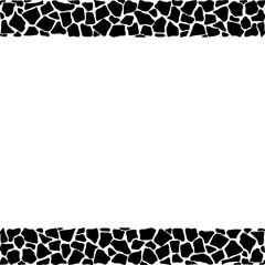 Abstract geometric frame on the skin of a giraffe © ennona