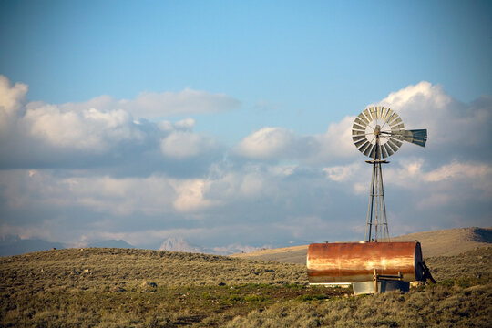 windmill near soda lake wildlife management area