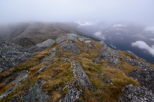 Sunrise from Conical Hall off the Routeburn Track on the South Island of New Zealand