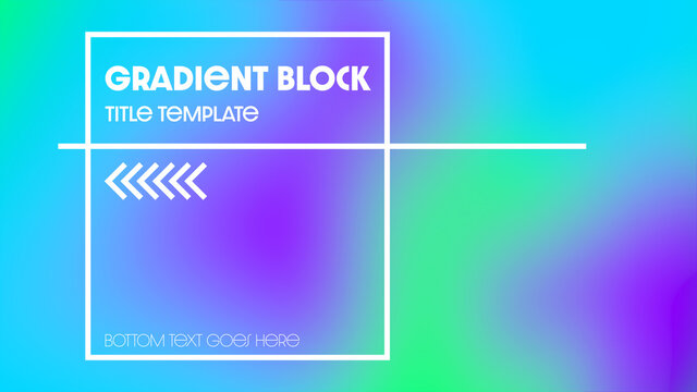 Gradient Block Title