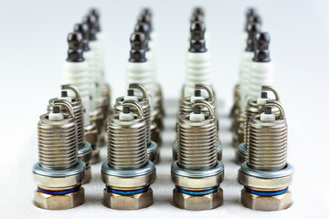 Various spark plugs for machines