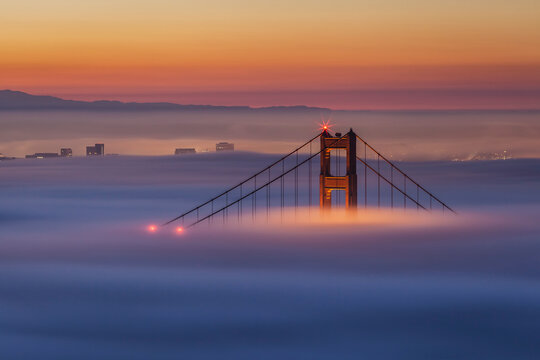 Fototapeta San Francisco's Golden Gate Bridge