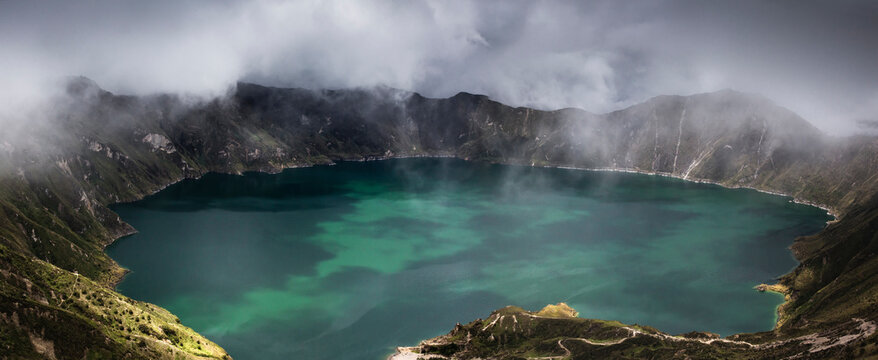 Quilotoa Crater Lake, Ecuador