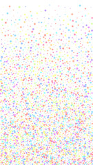 Festive captivating confetti. Celebration stars. C