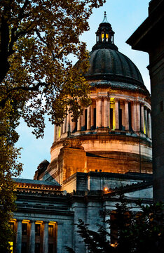 The Legislature Building At The State Capitol Of Washington State, Olympia.