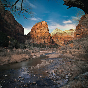 Zion National Park: Virgin River and Angel's Landing