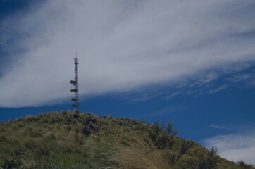 Obraz premium tower in the mountains