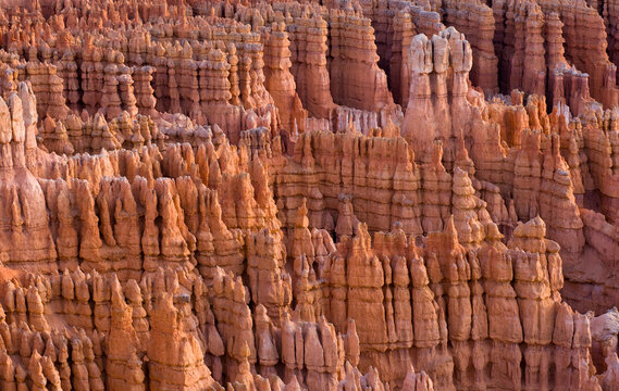 Views of the canyons and ravines from the area around Sunset Point in Bryce Canyon National Park, Utah.