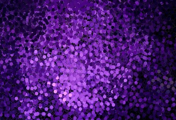 Fototapeta premium Dark Purple vector background with spots.