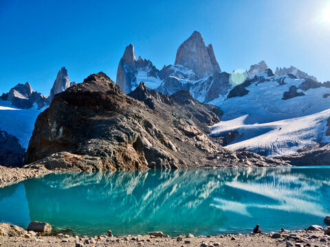 Fitz Roy Range, Andes, Patagonia Argentina.