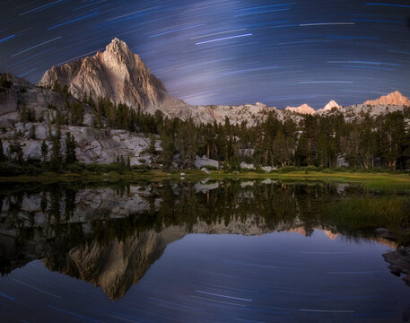 Sabrina Lake Basin, John Muir Wilderness, Sierra Nevada Mountains