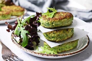 Sea bass and spinach fishcakes. Fish patties