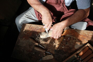blacksmith at work