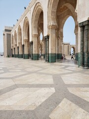 Obraz premium corridor at Hassan II mosque