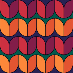 Seamless pattern. Ethnic ornament. Embroidery background. Tribal wallpaper. Ethnical folk image. Tribe motif. Ancient mosaic. Digital paper, web design, textile print, backdrop. Vector art work.