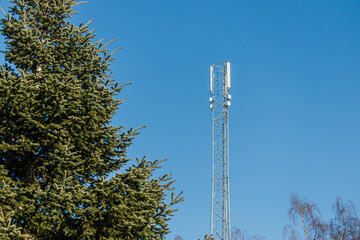 Mobile network GSM 2G 3G 4G 5G repeater tower
Internet cell phone mobile network in...