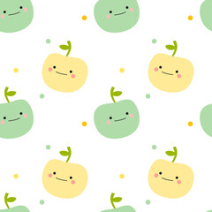 Cute Fruit Summer Seamless Pattern

