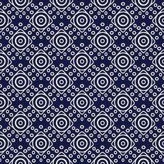 Fototapeta premium Moroccan Vector Seamless Pattern style. Ramadan mubarak muslim background. Traditional ramadan kareem mosque pattern with grid mosaic