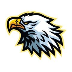 Eagle Mascot Logo Sports Esports Team Mascot Design Vector 