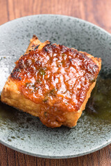 厚揚げの木の芽味噌焼き