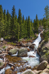 Fototapeta na wymiar Alberta Falls, Rocky Mountain National Park, Colorado