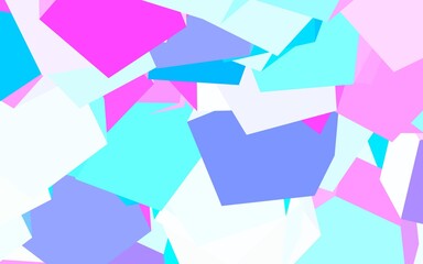 Light Pink, Blue vector texture with colorful hexagons.
