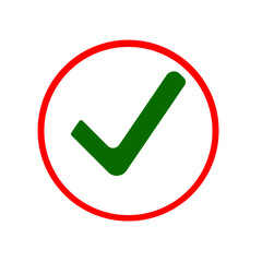 Green check symbol on a white background.
A check mark used to indicate approved, completed, or approved status.
check icon vector design EPS 10