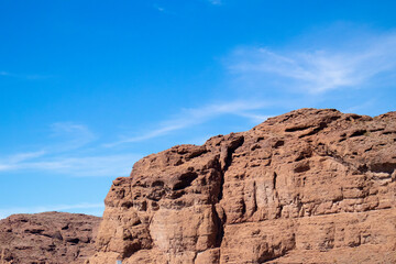 red rocks and sky