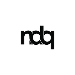 ndq letter original monogram logo design