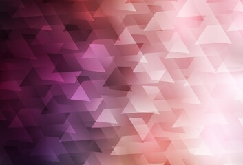 Light Pink vector template with rhombus.