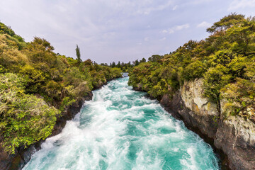 Naklejka na ściany i meble Huka Falls at Taupo, New Zealand