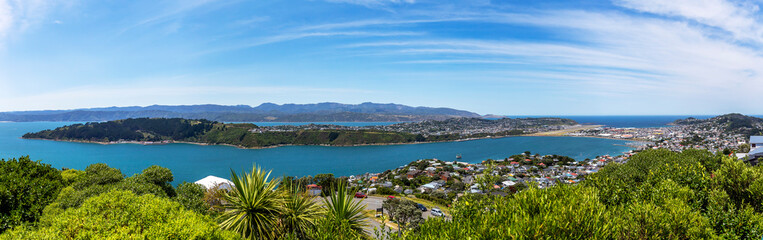 View of Shelly Bay Rd from Mount Victoria, Wellington, New Zealand