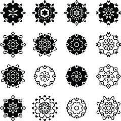 Ornament icon on white background