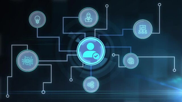 Business, Technology, Internet and network concept. Human Resources HR management recruitment employment headhunting concept.
