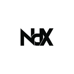 ndx letter original monogram logo design