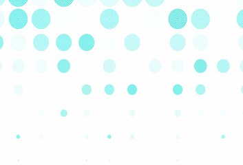 Light Green vector layout with circle shapes.