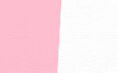 Abstract soft pink and white paper texture background  with pastel and vintage style.