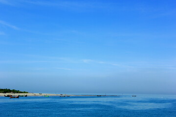 beach and blue sky