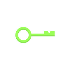 Conceptual Key Colour Icon Vector Design