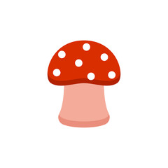 Mushroom Icon Conceptual Vector Design Illustration