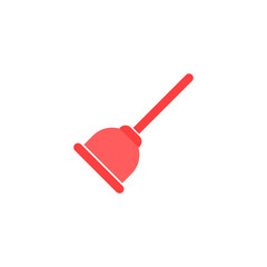 Plunger Icon Conceptual Vector Design