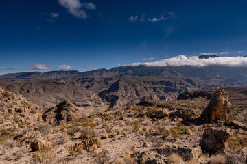 Looking Down From the Marufo Vega Trail Toward Mexico