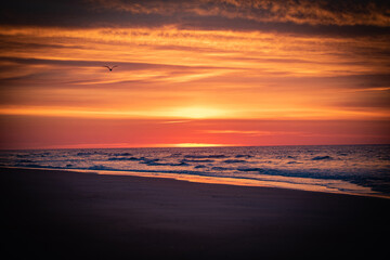 Fototapeta na wymiar Topsail Island Sunrise