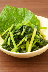 葉わさびの醤油漬け