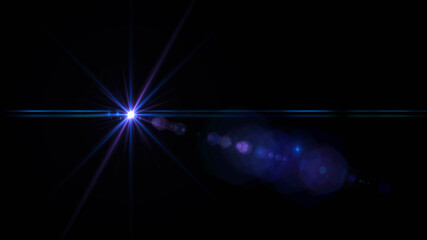 Beautiful light flares. Glowing streaks on dark background. Luminous abstract sparkling lined background. light effect wallpaper